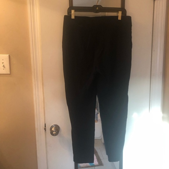 Rafaella Comfort Slim Ankle Pull On Dress Pants Size 12 Black Officewear Slacks - Picture 2 of 10